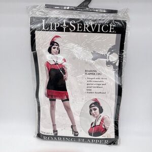 New Lip Service Roaring Flapper Costume - Size L